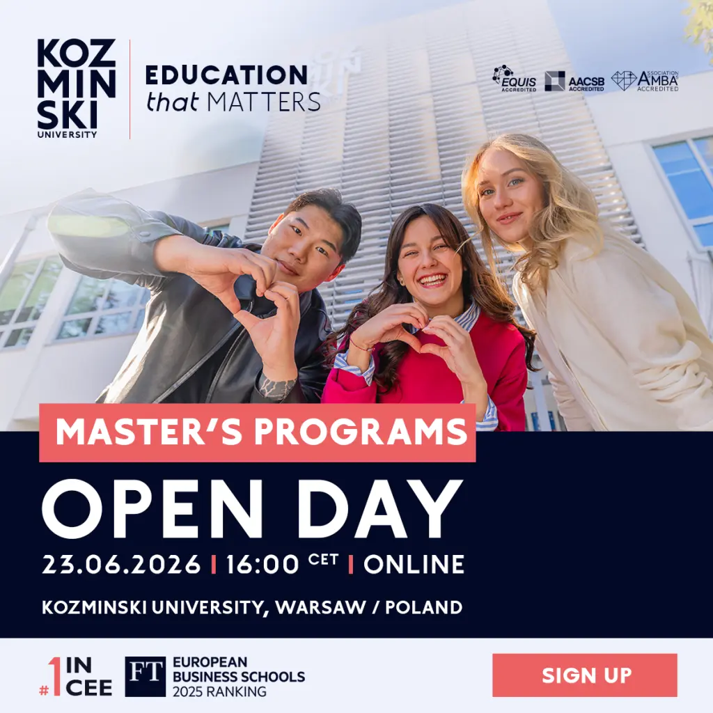 Kozminski University Master’s Programs Online Open Day